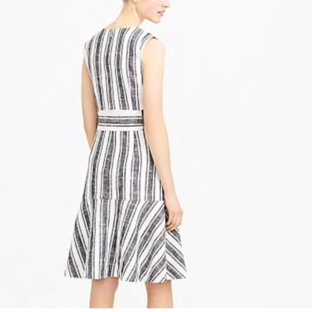 J.Crew linen-blend sheath dress | Pre-owned size 6